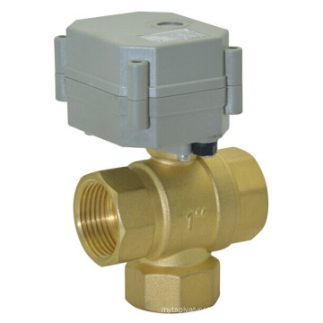 3 Way 1′′ Vertical Electric Automatic Control Brass Valve (T25-B3-C)
